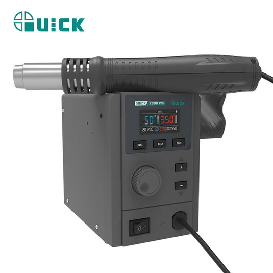 [QUICK 2008 Pro] QICK Lead-Free Hot Air Rework Station Heat Gun & New Upgrade • Craftsmanship Inherited