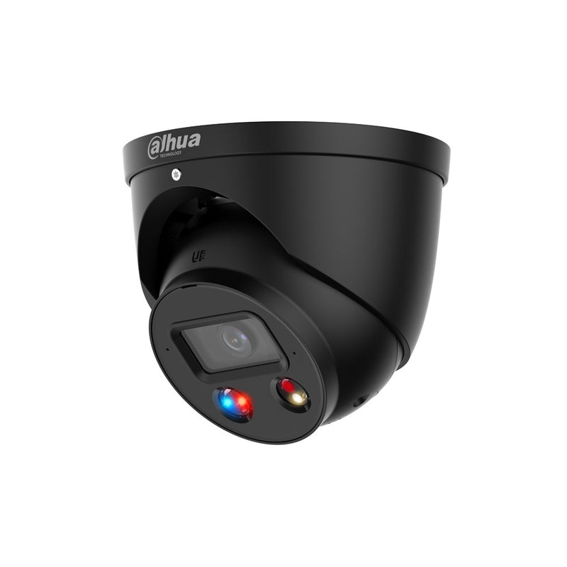 Load image into Gallery viewer, [DH-IPC-HDW3649H-AS-PV-ANZ-S2-BLK] Dahua WizSense Series 6MP TiOC 3.0 Active Deterrence Black Eyeball Network Camera with 2.8mm Fixed Lens and AcuPick Technology IP67
