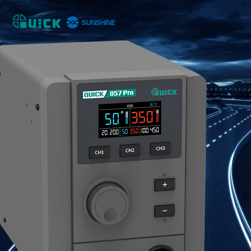 Load image into Gallery viewer, [QUICK 857 Pro] QICK Digital Display Hot Air Rework Station Heat Gun - Continue the Legacy of Precision Craftsmanship
