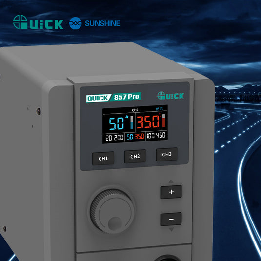 [QUICK 857 Pro] QICK Digital Display Hot Air Rework Station Heat Gun - Continue the Legacy of Precision Craftsmanship
