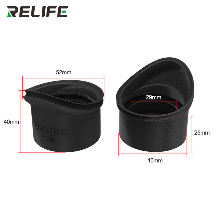 Load image into Gallery viewer, [Pair] [M-26] RELIFE Microscope Eyecup Rubber Eyepiece Eye Covers Guards Shield
