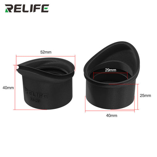 [Pair] [M-26] RELIFE Microscope Eyecup Rubber Eyepiece Eye Covers Guards Shield