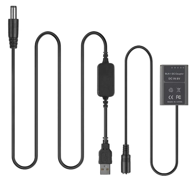 Load image into Gallery viewer, [BLN-1][USB] Olympus E-P5 E-M1 E-M5 E-M5II PEN-F - Cameras Dummy Battery - Polar Tech Australia
