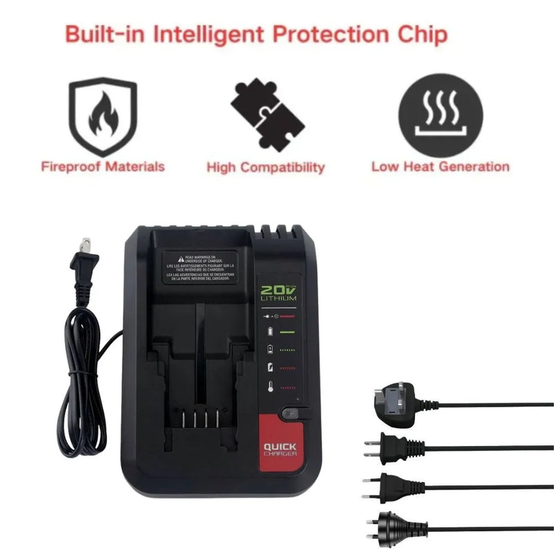 Cargue la imagen en el visor de la galería, Replacement Charger For Black &amp; Decker 10.8V-20V Electrical Tool Li-ion Battery - Polar Tech Australia
