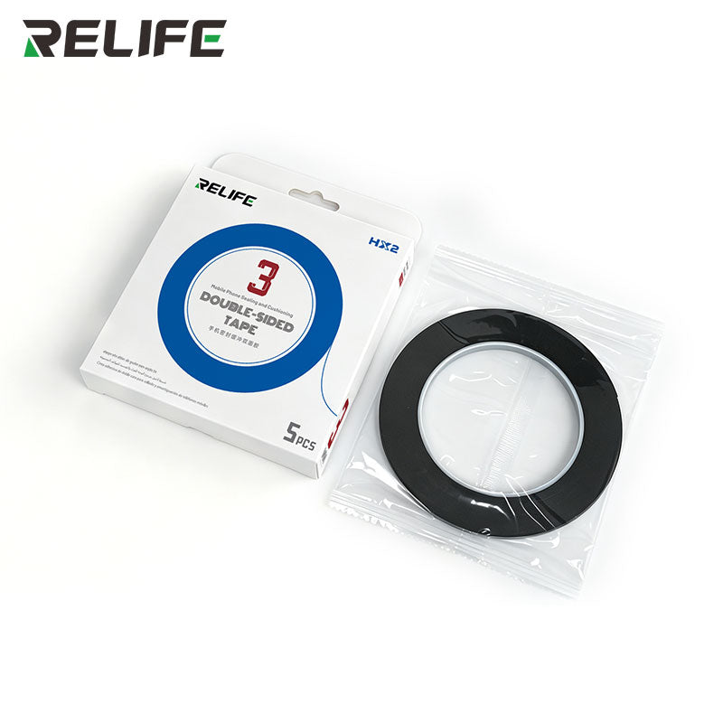 Cargue la imagen en el visor de la galería, [HX2] Relife 10M Red Film Black Foam Double-Sided Tape for Mobile Phone Screen Sealing Repair - 5Pcs

