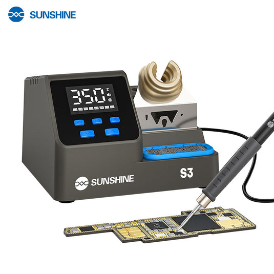Sunshine S3 60W 3-Customizable Channels C210 Intelligent Digital Display Soldering Station