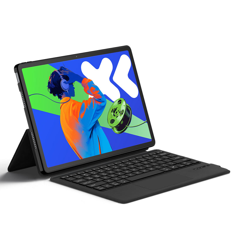 Chargez l&#39;image dans la visionneuse de la galerie, Lenovo Idea Tab Pro 12.7&quot; 2025 (TB373FU/TB375FC) - Bluetooth Integrated Leather Touch Rotating Keyboard Case
