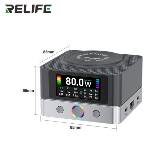 [Q7] RELIFE Smart Multi-Port Charger with HD Display