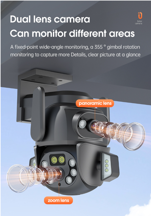 Load image into Gallery viewer, Tuya Ultra HD 6MP 6MP Dual Lens Wireless IP66 Outdoor Security AI Camera Full Colour Night Vision - Polar Tech Australia
