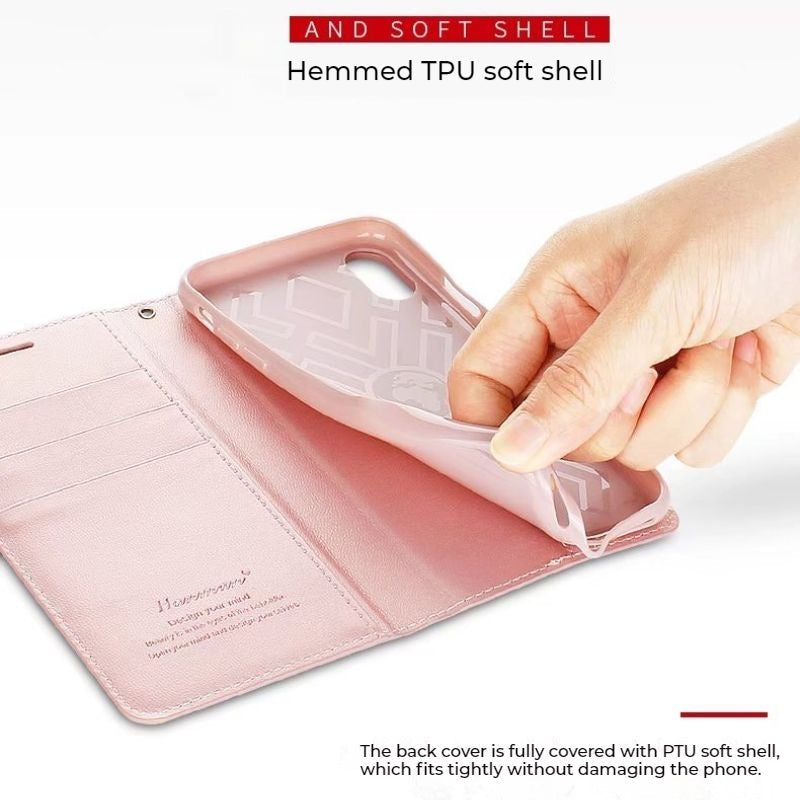 Cargue la imagen en el visor de la galería, [With Card Slot] ASUS Zenfone 11 Ultra - Hanman Premium Quality Leather Flip Wallet Series Soft Case With lanyard - Polar Tech Australia

