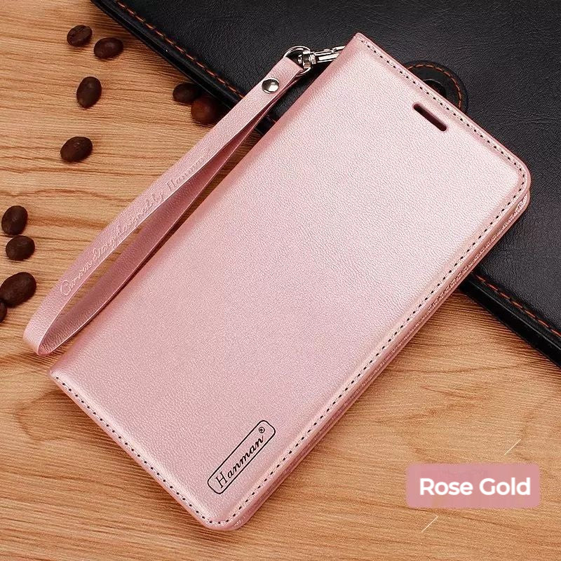Chargez l&#39;image dans la visionneuse de la galerie, [With Card Slot] ASUS Rog 8 &amp; 8 Pro - Hanman Premium Quality Leather Flip Wallet Series Soft Case With lanyard - Polar Tech Australia
