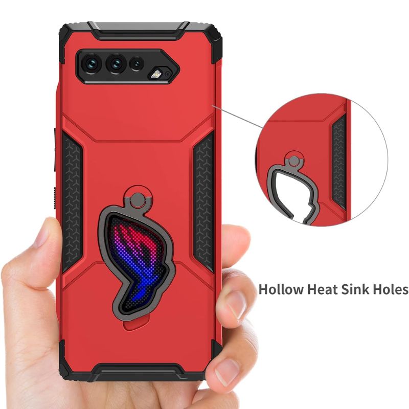 Cargue la imagen en el visor de la galería, [Built-in Stand] ASUS Rog Phone 5 &amp; Pro &amp; 5s &amp; 5s Pro &amp; 5 Ultimate - 360° Rotating Kickstand Heavy Duty Series Military Grade Case - Polar Tech Australia
