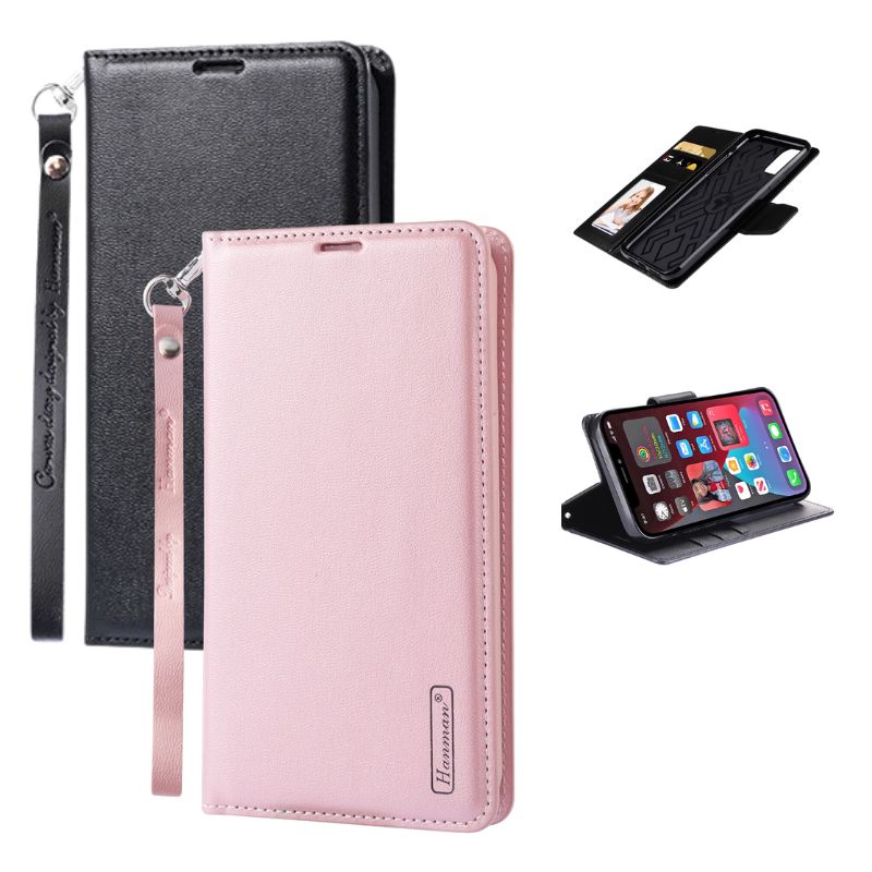 Cargue la imagen en el visor de la galería, [With Card Slot] ASUS Zenfone 11 Ultra - Hanman Premium Quality Leather Flip Wallet Series Soft Case With lanyard - Polar Tech Australia

