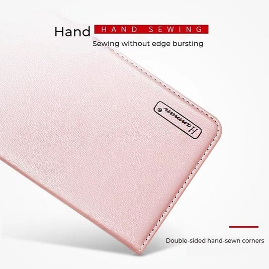 [With Card Slot] ASUS Rog 8 & 8 Pro - Hanman Premium Quality Leather Flip Wallet Series Soft Case With lanyard - Polar Tech Australia