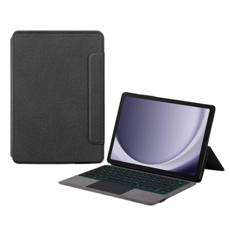 Load image into Gallery viewer, [With Backlit] Samsung Galaxy Tab A9 2023 8.7&quot; (SM-X110/X115) - PU Leather Flip Cover Smart Bluetooth Touch Keyboard Case - Polar Tech Australia
