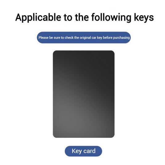 Tesla Zinc Alloy + Leather Card Key Case for Model 3 & Model Y