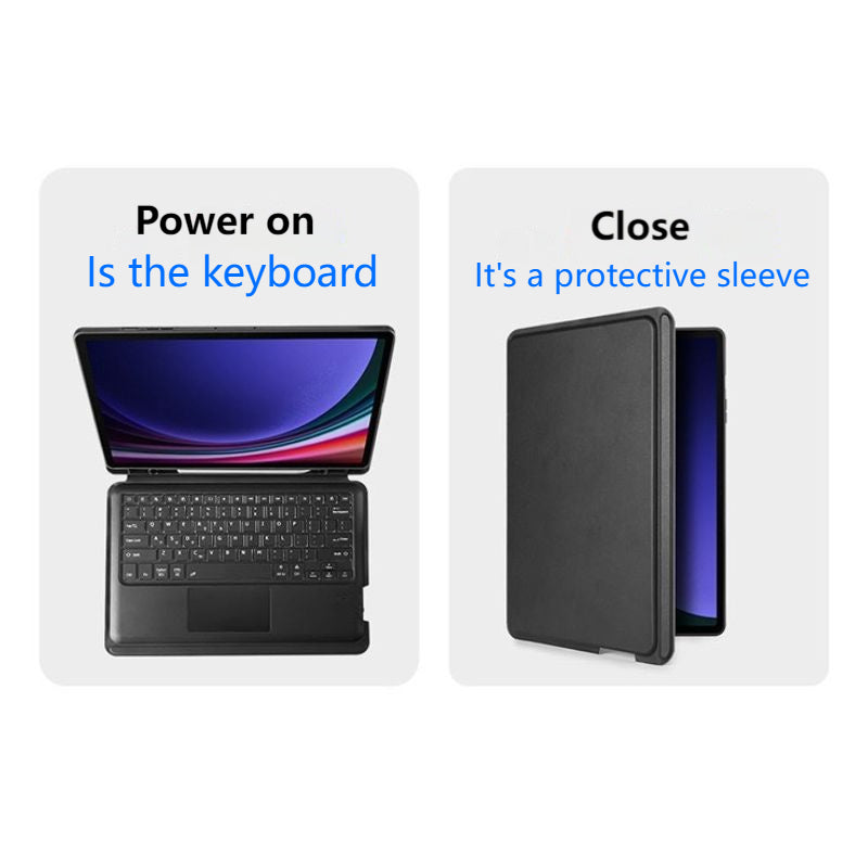 Chargez l'image dans la visionneuse de la galerie, [Detachable] Samsung Galaxy Tab S10 FE Plus (2025) 13.1“ - Multi Functional PU Leather Magnetic Bluetooth Keyboard Case - i-Station Mobile Phone &amp; Electronic Device Repair and Accessories
