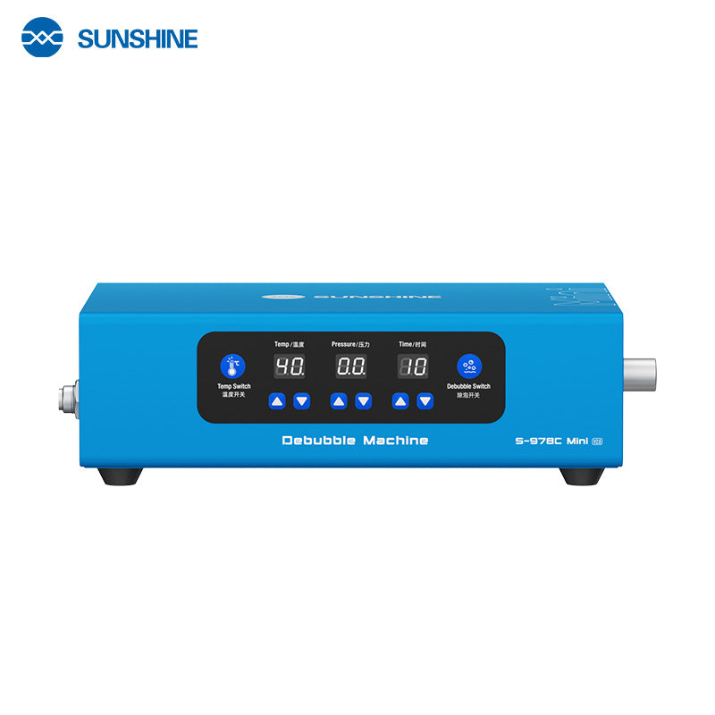 Load image into Gallery viewer, [S-978C] SUNSHINE S-978C Mini V2.0 7-inch Digital Pressure-Adjustable Mini Defoamer for Curved Screen / Flat Screen
