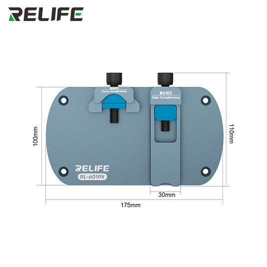 [RL-601PX] Dual-Station Frame Corrector Support for iPhone Flat Edges & Rounded Corners