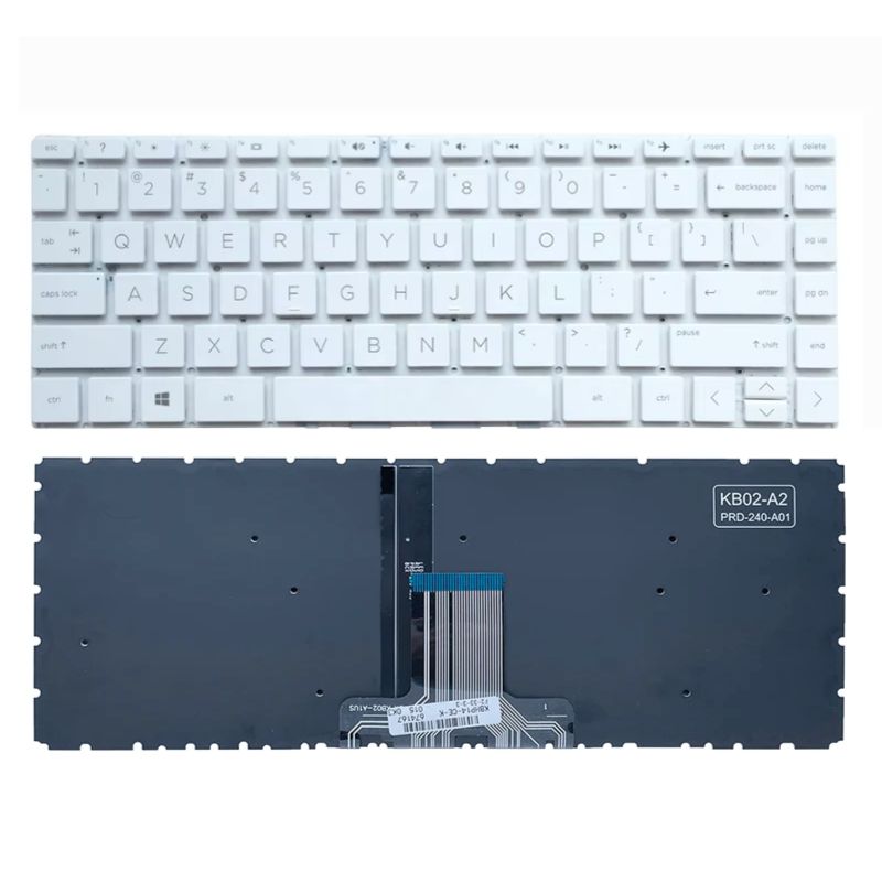 Load image into Gallery viewer, HP TPN-W125 TPN-Q186 TPN-Q189 TPN-Q187 TPN-C131 TPN-Q188 TPN-W190 TPN-14M-BA TPN-14-BS Series - Laptop Keyboard With Back Light US Layout - Polar Tech Australia
