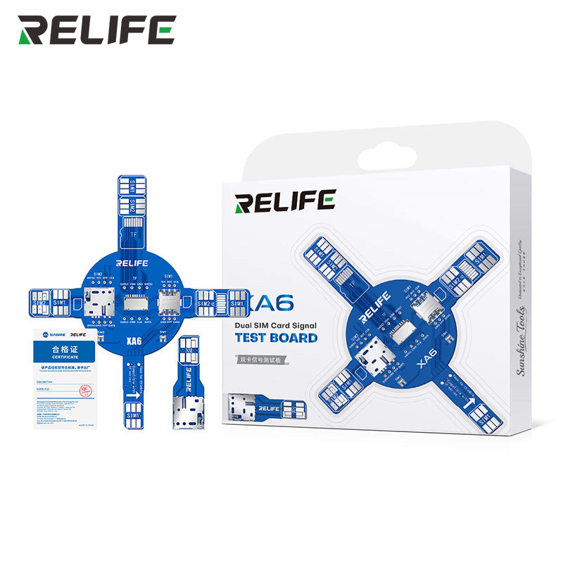 Chargez l'image dans la visionneuse de la galerie, [XA6] RELIFE Dual SIM Card Signal Test Board for iPhone Android
