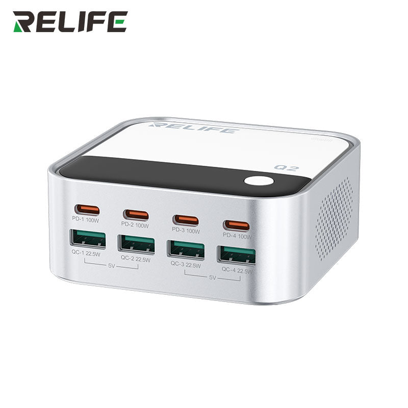 Load image into Gallery viewer, [RELIFE Q2] 120W GaN Desktop Charger – Fast, Smart &amp; Stylish - Polar Tech Australia
