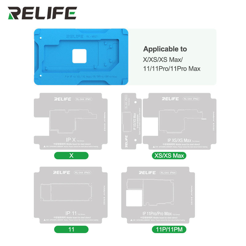 Cargue la imagen en el visor de la galería, [RL-601T] RELIFE iPhone 16 Series Mid-Tier Motherboard Repair Fixture Set
