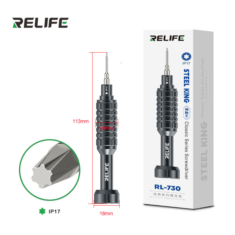 Chargez l'image dans la visionneuse de la galerie, [RL-730] Relife RL-730 Steel Cannon King Classic Series Strong Magnetic S2 Bits Screwdriver
