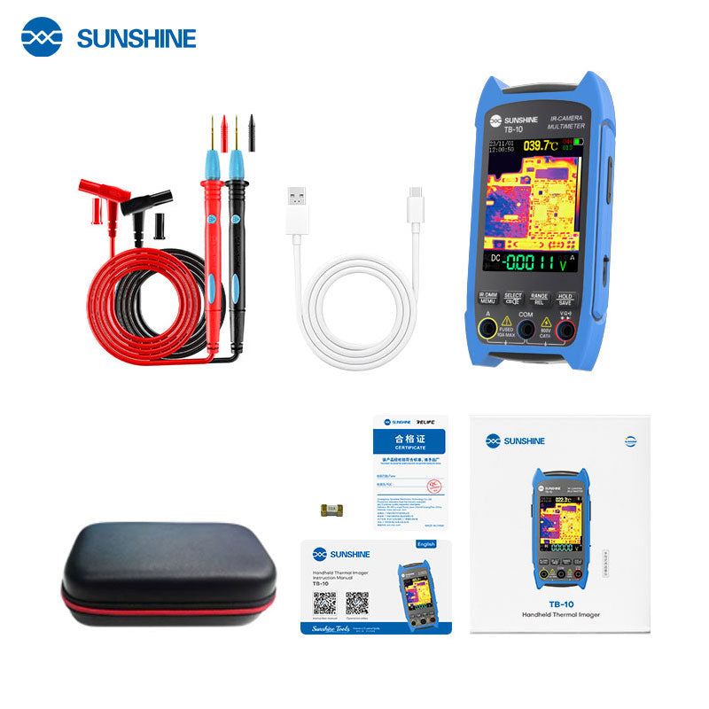 Chargez l&#39;image dans la visionneuse de la galerie, [TB-10] SUNSHINE Infrared Thermal Imager &amp; Multimeter – 2-in-1 Diagnostic Powerhouse - Polar Tech Australia
