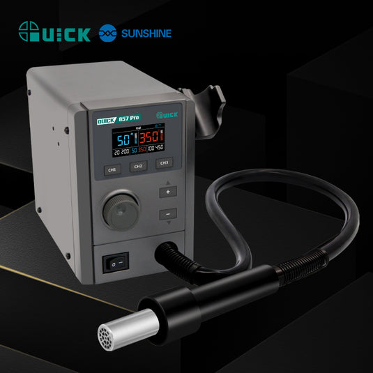 [QUICK 857 Pro] RELIFE Digital Display Hot Air Rework Station Heat Gun - Continue the Legacy of Precision Craftsmanship