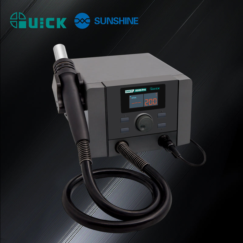 Load image into Gallery viewer, [QUICK 8686 Pro] QUICK Two-in-One Repair System hot air rework Heat Gun and soldering functions in one intelligent station
