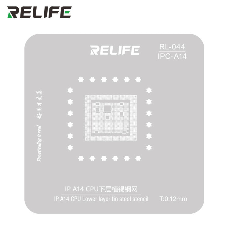 Cargue la imagen en el visor de la galería, [RL-601MA] Relife RL-601MA iPhone CPU Lower Layer Tin Planting Platform Set for iPhone 8 to 17Pro Max A11 to A19 Pro
