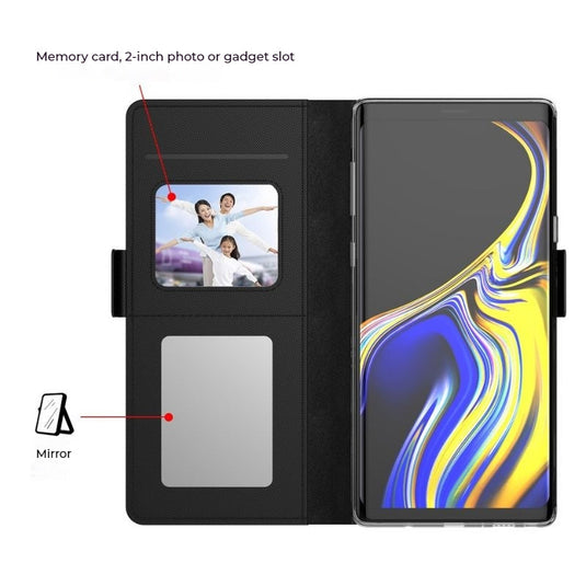 [With Card Slot] ASUS Rog Phone 6 & 6 Pro - Premium PU Leather Magnetic Flip Clasp Wallet Series Case - Polar Tech Australia