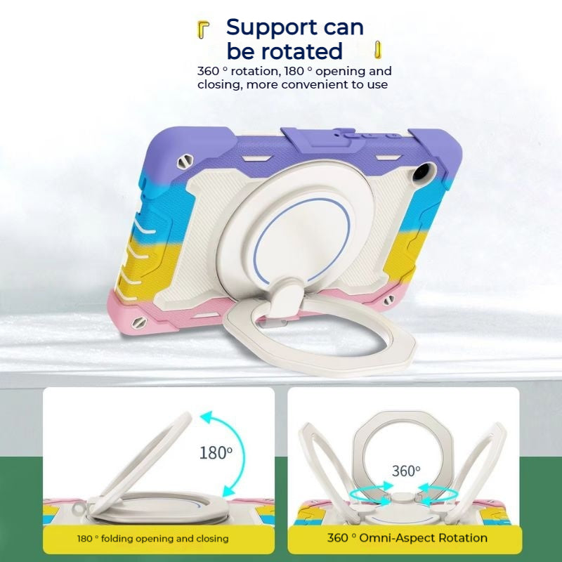 Cargue la imagen en el visor de la galería, Samsung Galaxy Tab A9 2023 8.7&quot; (SM-X110 / X115) - 360 Degree  Fully Wrapped Silicone Shockproof Case With Holder - Polar Tech Australia
