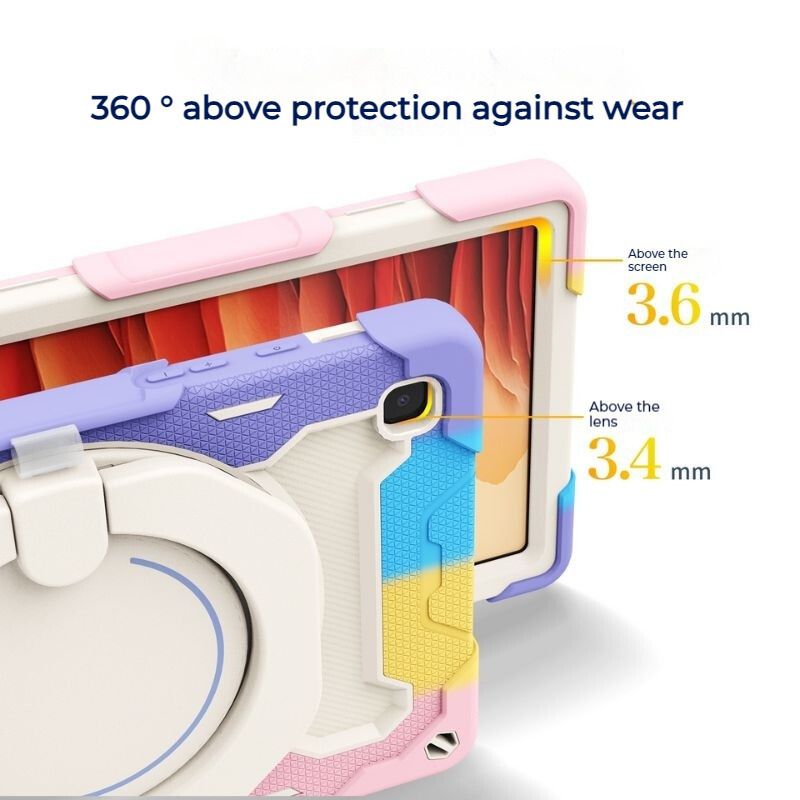 Cargue la imagen en el visor de la galería, Samsung Galaxy Tab A9 2023 8.7&quot; (SM-X110 / X115) - 360 Degree  Fully Wrapped Silicone Shockproof Case With Holder - Polar Tech Australia

