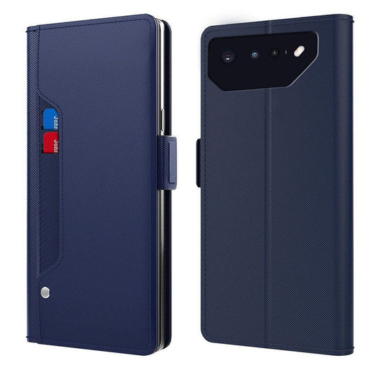 [With Card Slot] Asus Zenfone 10 - Premium PU Leather Magnetic Flip Clasp Wallet Series Case - Polar Tech Australia