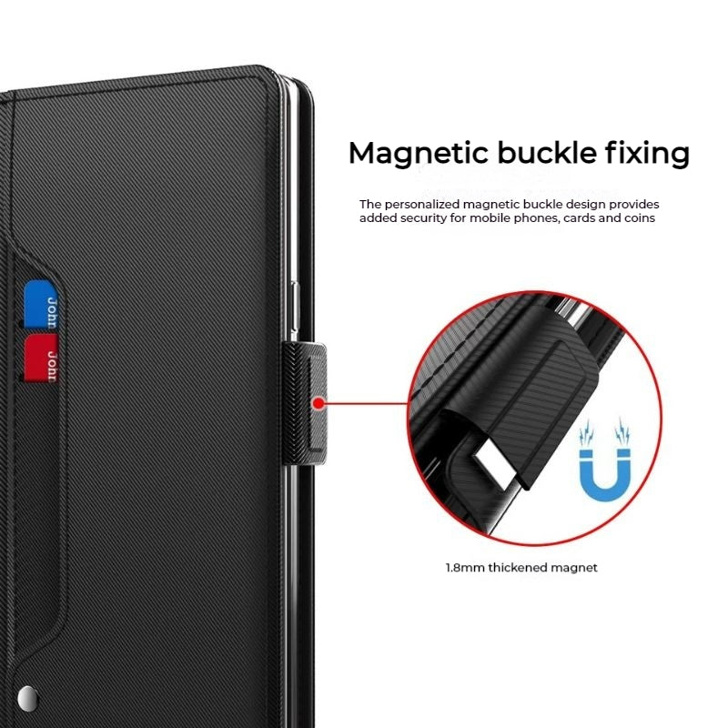 Load image into Gallery viewer, [With Card Slot] ASUS Rog Phone 3 - Premium PU Leather Magnetic Flip Clasp Wallet Series Case - Polar Tech Australia
