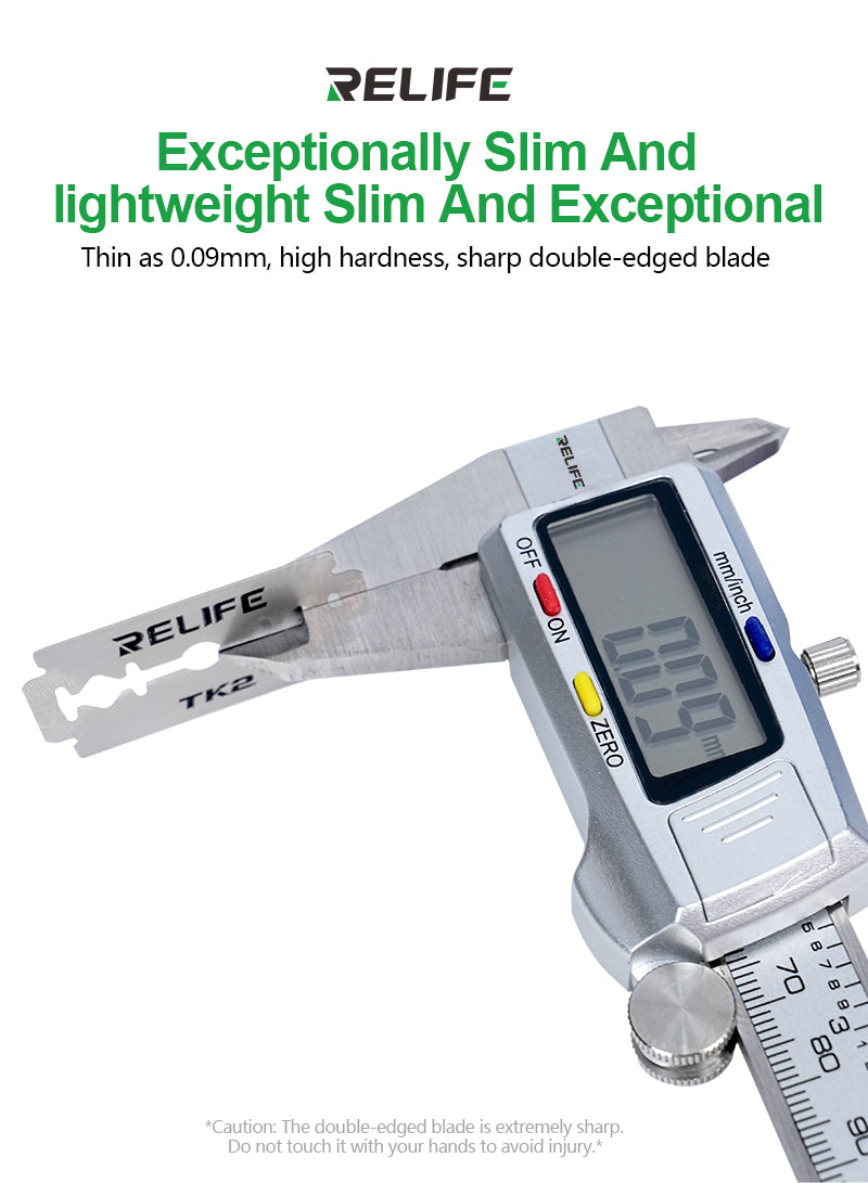 Cargue la imagen en el visor de la galería, RELIFE TK2 Stainless Steel Double-Sided Blade/200 pieces
