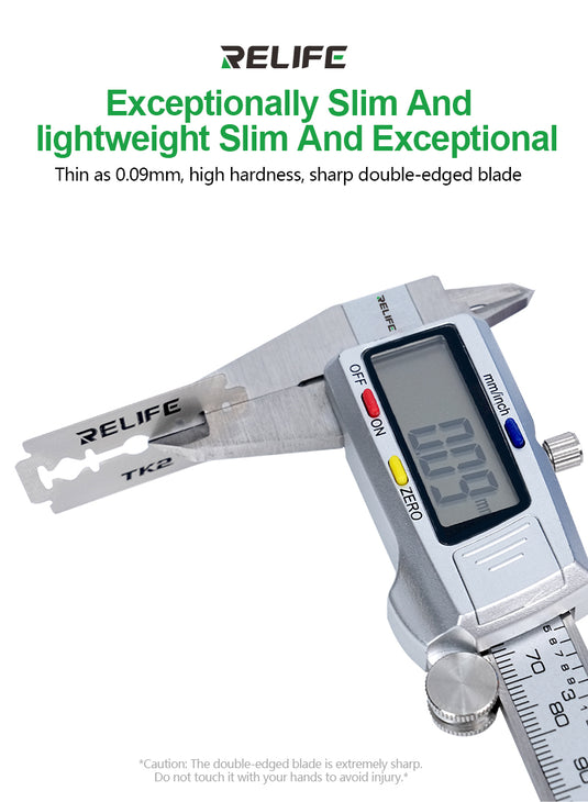 RELIFE TK2 Stainless Steel Double-Sided Blade/200 pieces