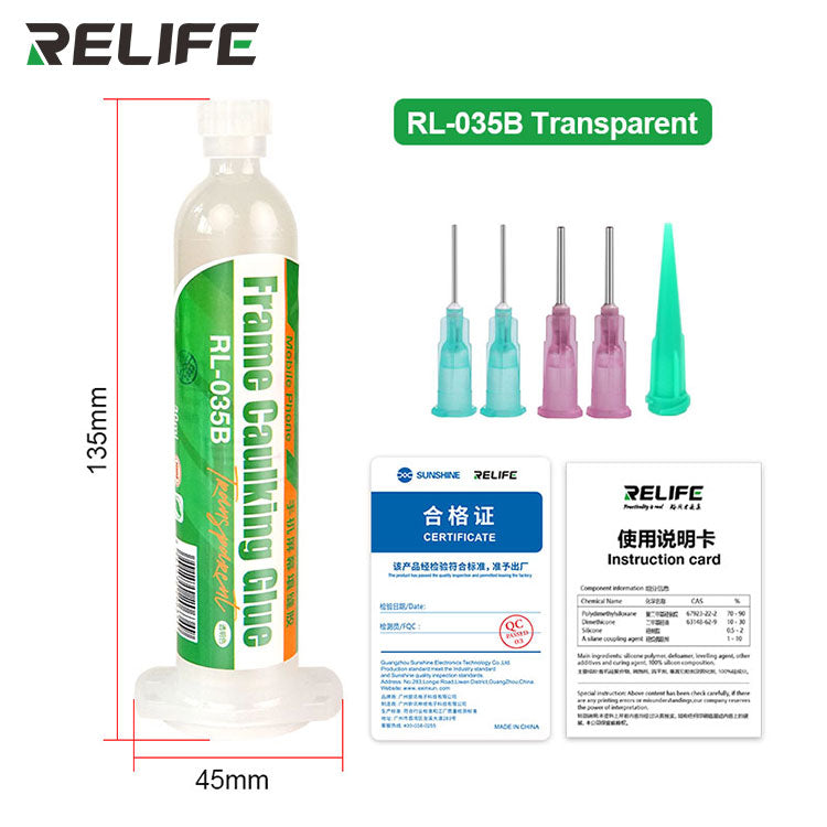 Chargez l&#39;image dans la visionneuse de la galerie, [RL-035B] RELIFE Mobile Phone Screen Caulking Glue Universal Sealant
