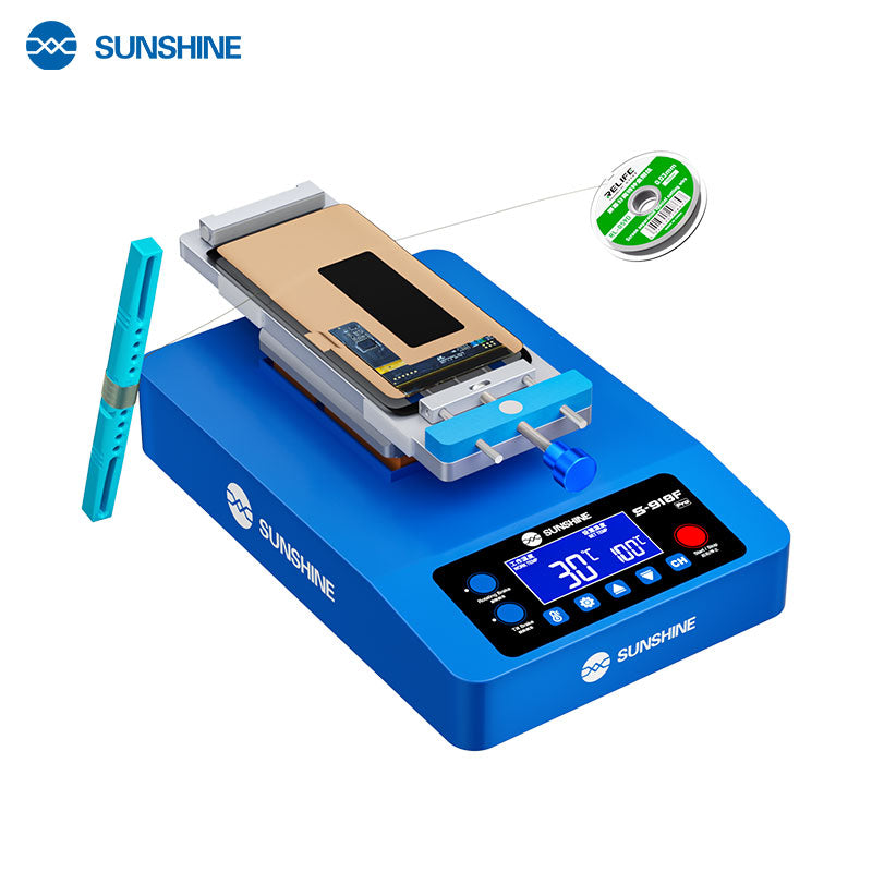 Cargue la imagen en el visor de la galería, [S-918F Pro] SUNSHINE 9-inch Strong Silent Noise-Reducing Electronic Brake LCD Screen Heating Separator
