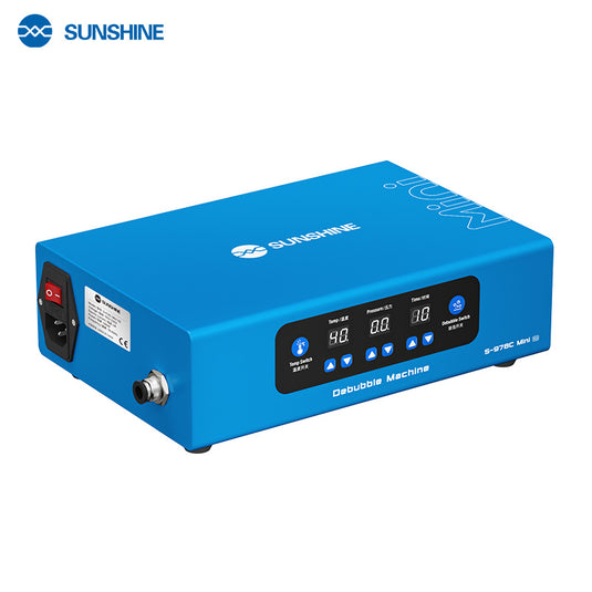 [S-978C] SUNSHINE S-978C Mini V2.0 7-inch Digital Pressure-Adjustable Mini Defoamer for Curved Screen / Flat Screen