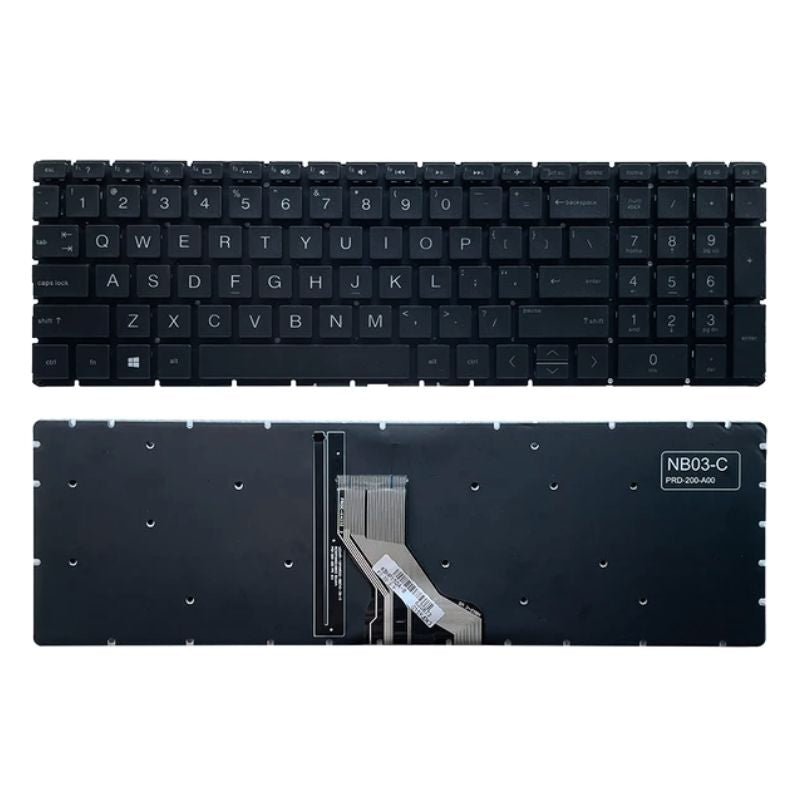 Load image into Gallery viewer, HP 15-DR 15-DK TPN-W142 TPN-Q229 TPN-C134 TPN-Q210 17-BY 15S-DY 15S-DU 15S-GR Series - Laptop Keyboard With Back Light US Layout - Polar Tech Australia
