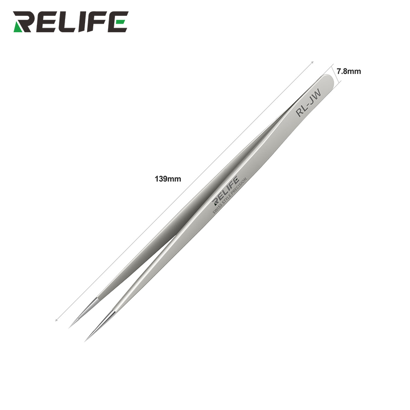 Cargue la imagen en el visor de la galería, [RL-JW] RELIFE High-Precision Non-Magnetic Stainless Steel Flywire Tweezers - Polar Tech Australia
