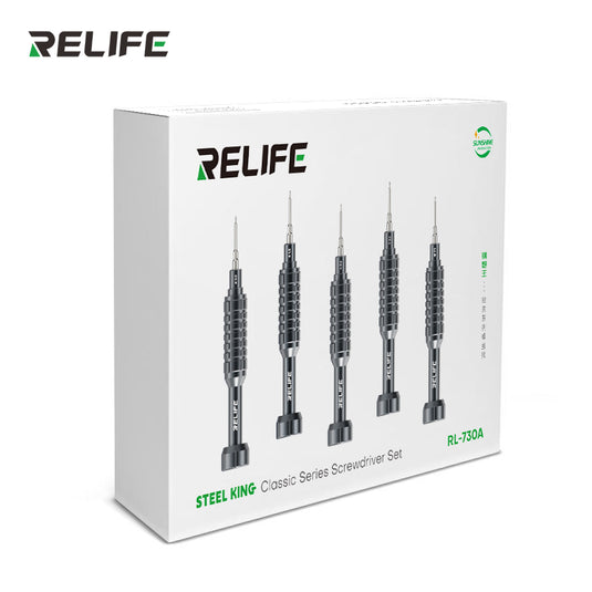 [RL-730A] RELIFE Steel Cannon King – Classic Series Screwdriver Set - Polar Tech Australia