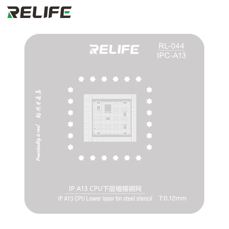 Cargue la imagen en el visor de la galería, [RL-601MA] Relife RL-601MA iPhone CPU Lower Layer Tin Planting Platform Set for iPhone 8 to 17Pro Max A11 to A19 Pro

