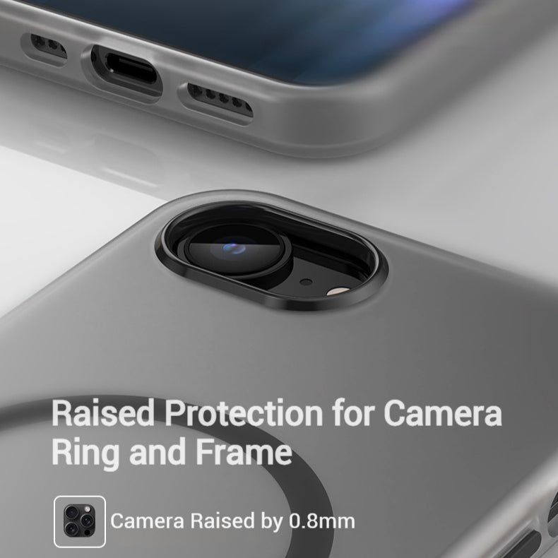 Cargue la imagen en el visor de la galería, [Magsafe Compatible] Apple iPhone 16e Semi-Transparent Full-Protection Matte Shockproof Essentials Series Case - Polar Tech Australia
