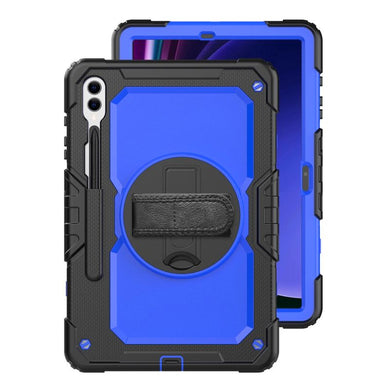 [Built-in Stand] Samsung Galaxy Tab S9/S9 FE/S10 FE 11” - 360 Degree Stand PC + Silicone Shockproof Case With Strap - Polar Tech Australia