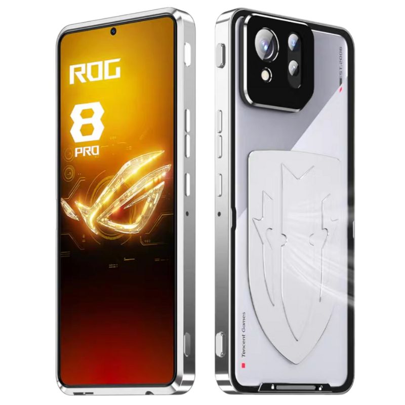 Cargue la imagen en el visor de la galería, ASUS Rog Phone 8 &amp; 8 Pro - Transparent Cooling Phone Essentials Series Case With Metal Lens Cover - Polar Tech Australia
