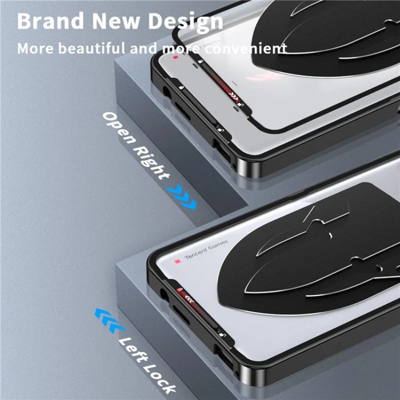 Cargue la imagen en el visor de la galería, ASUS Rog Phone 8 &amp; 8 Pro - Transparent Cooling Phone Essentials Series Case With Metal Lens Cover - Polar Tech Australia
